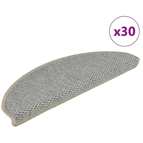 VidaXL Samoljepljivi otirači za stube 30 kom 65x21x4 cm svjetlozeleni Slike