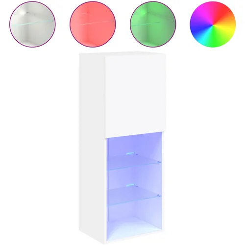 Maison Chic TV omarica - TV stojalo - Televizijska omarica z LED lučmi bela 40,5x30x102 cm, (21701112) Maison Chic TV omarica - TV stojalo - Televizijska omarica z LED lučmi bela 40,5x30x102 cm, (21701112)