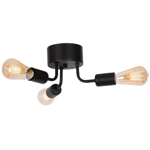  Plafonski luster BRENDA 3xE27/60W/230V crna Cene