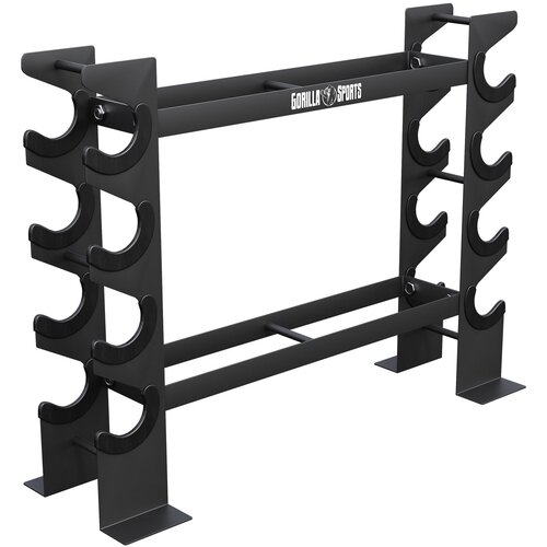 Gorilla Sports Stalak za bučice na 2 nivoa do 300 kg Slike