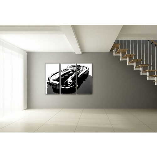  Ročno izdelana slika POP Art JAGUAR 3-delna (POP ART slike) Slike