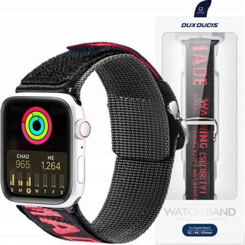 Dux ducis pa&scaron;ček za apple watch ultra se 8 7 6 5 4 3 2 49/45/44/42MM črn, (21910514) Cene