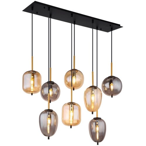 Globo 15345-8A - visilica na sajli blacky 8xE14/40W/230V mesing Cene