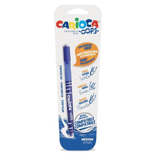 Carioca Oops modri izbrisljivi kemični svinčnik 0,7mm - Cene