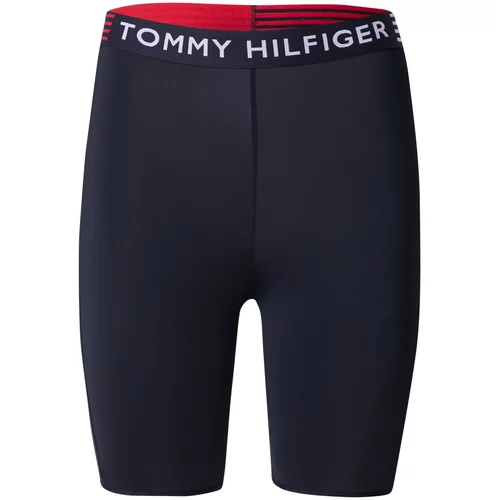 Tommy Hilfiger Underwear Hlače 'CYCLIST' plava / crvena / bijela