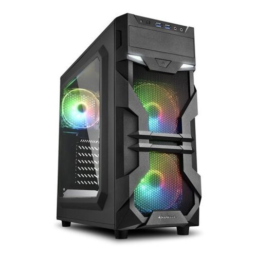 Sharkoon Kući&scaron;te gaming, VG7-W RGB, ATX, 3&times;120 ventilator, USB3.0 Cijene