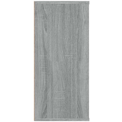 VidaXL Knjižna omara/komoda siva sonoma 66x30x98 cm inženirski les Slike