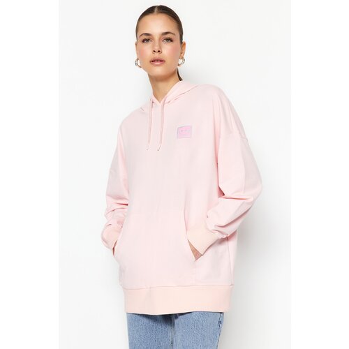 Trendyol Sweatshirt - Pink - Regular fit Slike