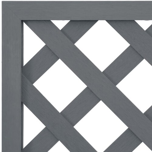  Sadilice s re&amp;scaron;etkom 2 kom sive 65 x 33 x 135 cm WPC Slike