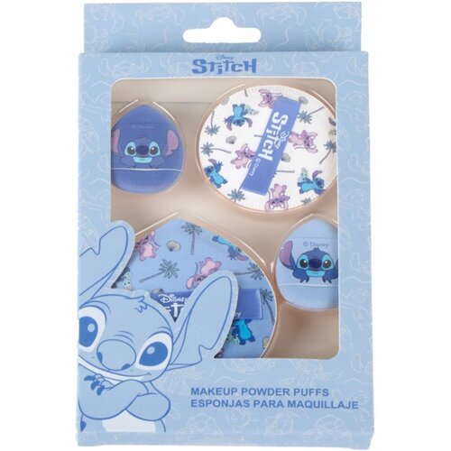 Disney Stitch Make-up Powder Puffs set gobic za tekoči puder 4 kos Slike