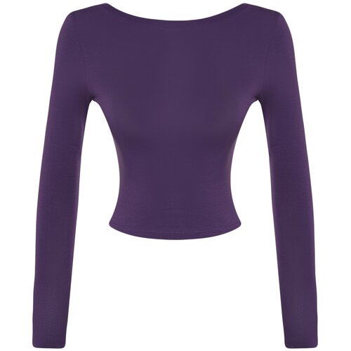 Trendyol Blouse - Purple - Slim fit Cene