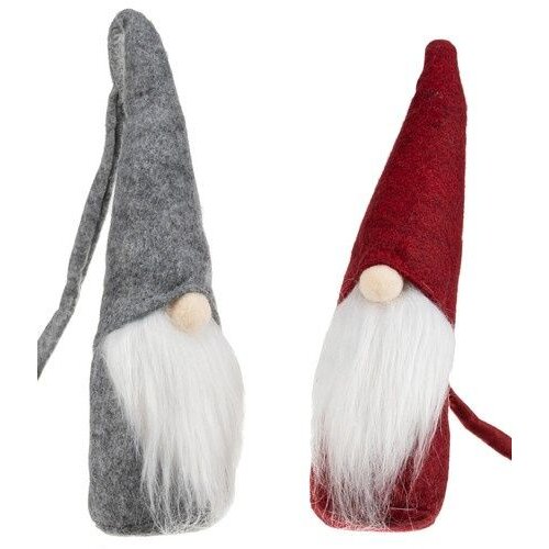 Ruhhy božićni patuljci od filca 29 cm, set od 2 Slike