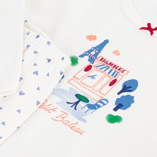 Petit Bateau PYJAMA Bijela Slike