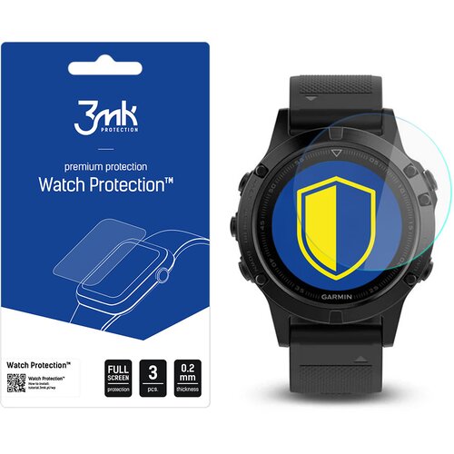3mk za&scaron;titno staklo za sat za Garmin Fenix 5 47 mm - Prozirna Cijene