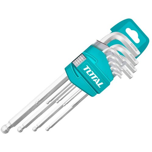 Total 9-dijelni set kuglični &scaron;esterokutni imbus ključ LONG / INDUSTRIAL (THT106291) Cijene