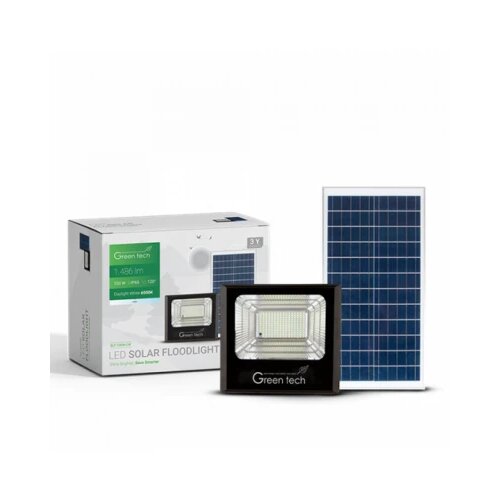 Greentech LED REFLEKTOR 100W GREENTECH 6500K SOLARNI 2-DELNI SLF-100W-CW Cene