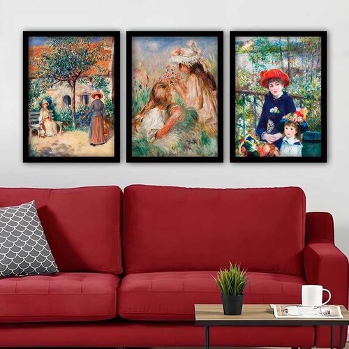 Wallity Set uramljenih slika 3SC_UN3875705, 3 dijela Cene