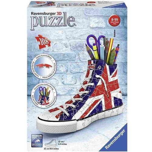 Ravensburger Patika za olovke sa Britanskom zastavom RA11222-3D puzzle Slike