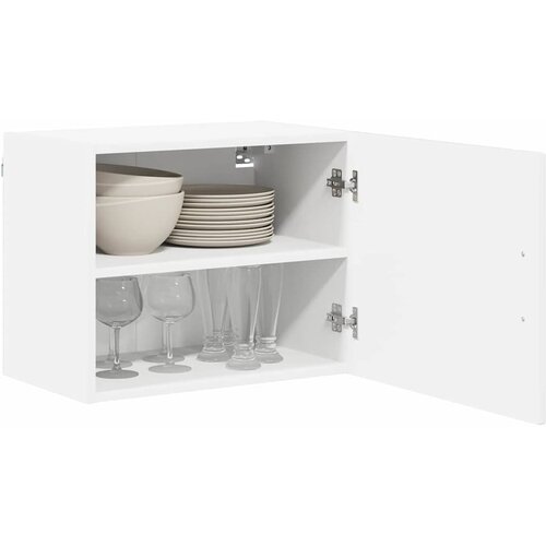  Ormar za Zid Lucca Bijela visokog sjaja 50 x 31 x 40 cm Slike