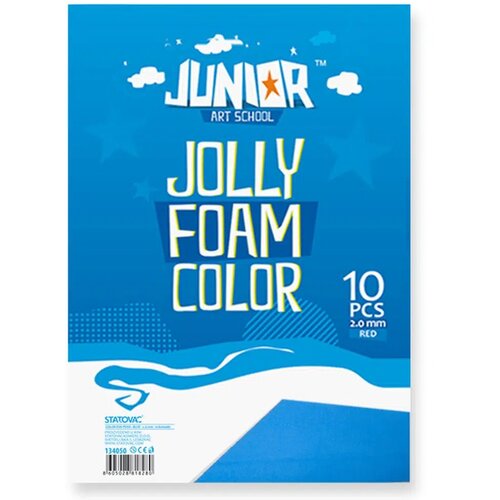 Junior jolly Color Foam, eva pena, A4, 10K, odaberite nijansu Plava Slike
