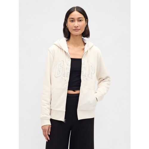 GAP Insulated Sweatshirt Logo Sherpa - Women's Cene