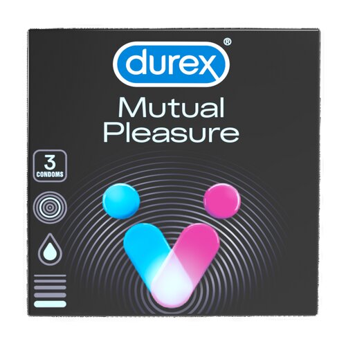 Durex mutual pleasure kondomi 3 komada Slike