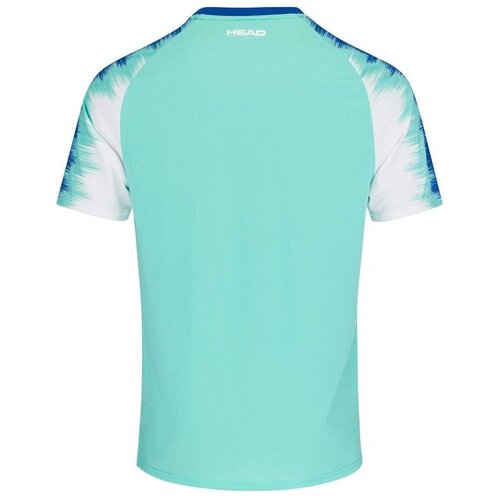 Head Topspin T-Shirt Men Turquiose/Print Vision 2XL Majica za tenis Cijene