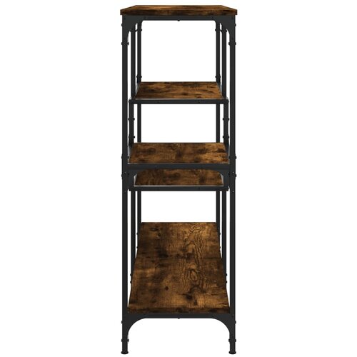  Konzolni stol boja hrasta 103x32x95 cm od konstruiranog drva Slike