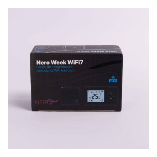 Nero sobni termostat bežični programabilni wi-fi wl7-rf crni ( 14787 ) Cene