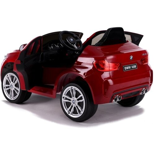  Licencirani auto na akumulator BMW X6 - crveni/lakirani Slike