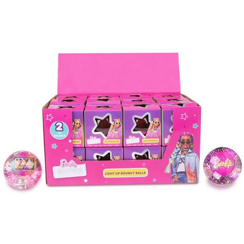 Barbie LED lopta sa svjetlosnim efektom, &amp;scaron;ljokicama, sorto, Roza Slike