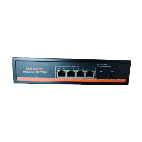 ExeLink smx1006p neupravljivi poe switch 4x1/2.5g base-t (poe/poe+),2x1g/10 GE base-x sfp+ porta ( exe219 ) Cene