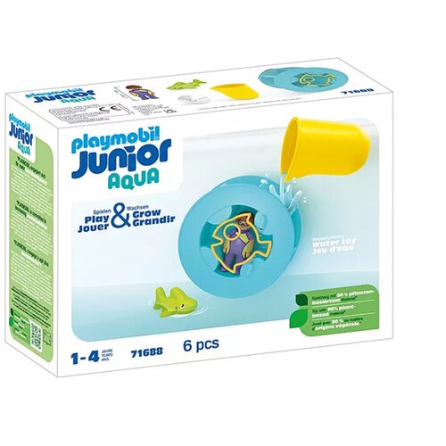 Playmobil 71688 - JUNIOR Wasserwirbelrad mit Babyhai - 1 k. Cene