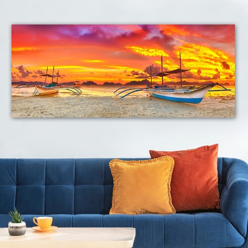 Opviq Slika na zidu na platnu 50x120cm Cijene