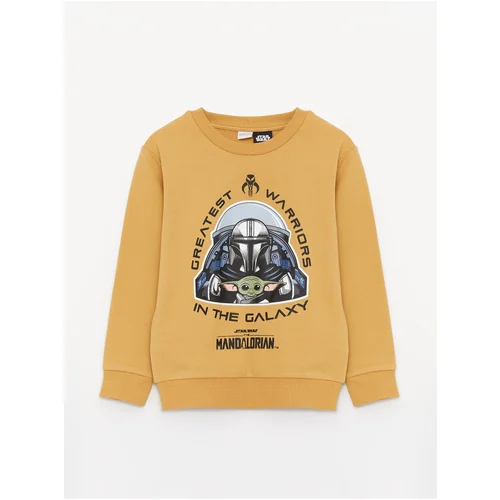 LC Waikiki Boys' Crew Neck Star Wars Printed Long Sleeve Sweatshirt