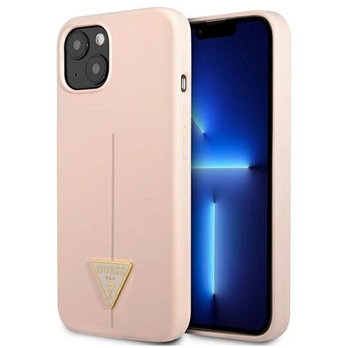 Guess SILIKONSKI OVITEK TRIKOTNIK HARDCASE ZA IPHONE 13 6.1 ROZA, (21833635) Cene