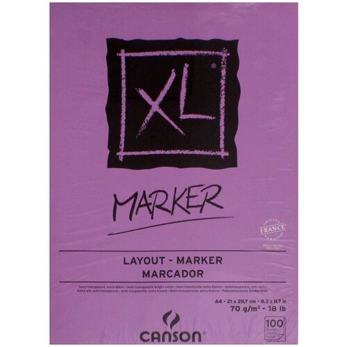 Canson Skicirka XL Marker A4 70 g, 100 listna, (22005480) Cene