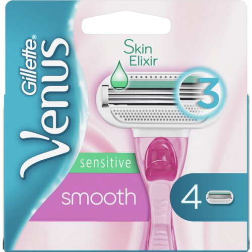 Gillette Venus smooth sensitive pink dopune za ženski brijač 4 komada Cene