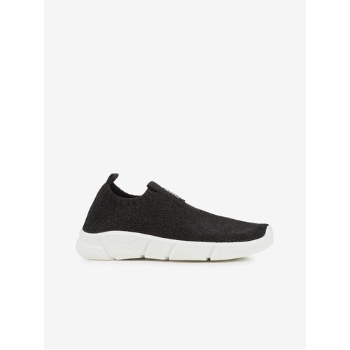 Geox Black Boy Slip on Sneakers - Boys Cene