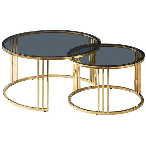 Molarem Home Set stolića VIENNA - staklo Slike