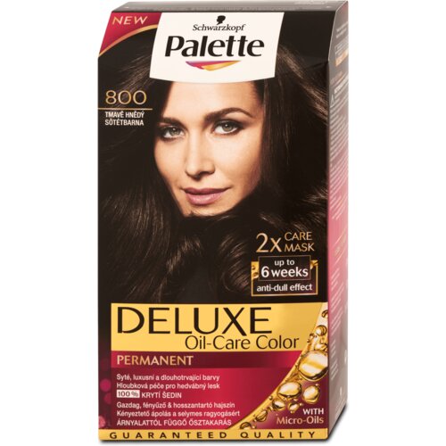 Palette Deluxe farba za kosu 800 dark brown Cene