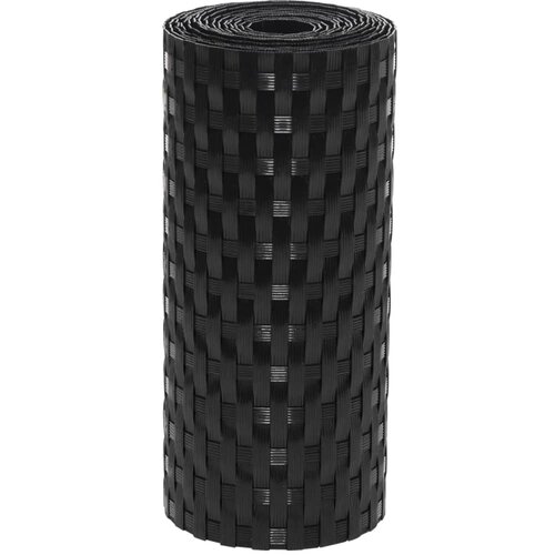  zasloni 10 kom crni 255 x 19 cm od poliratana Slike