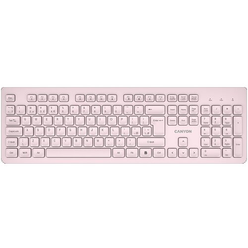 Canyon keyboard HKB-W01 UKUS AAA Wireless Beige ( CNS-HKBW01BG ) Cene