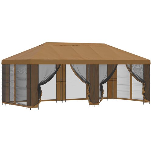 vidaXL Paviljon s bočnim stranama 6 x 3 m Bež Poliester i čelik 190 Cijene