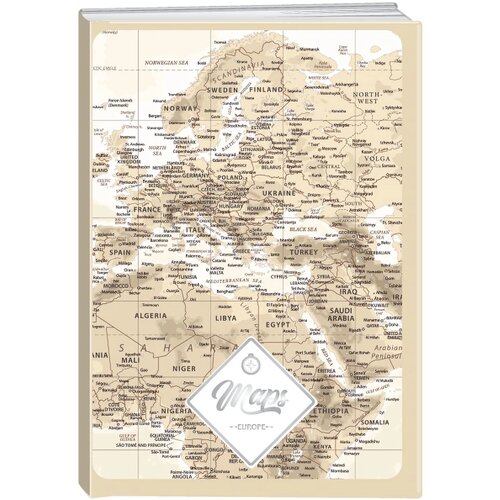 Play premium, sveska, 96 lista, Maps - odaberite motiv A5 Dikto Evropa Cene