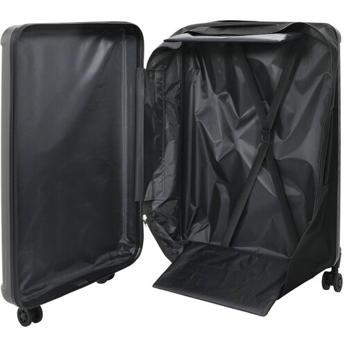 VidaXL Preklopni Kofer Tvrda &amp;Scaron;koljka 28&amp;#039;&amp;#039; Tamnosivi 50x30x76 cm ABS Slike