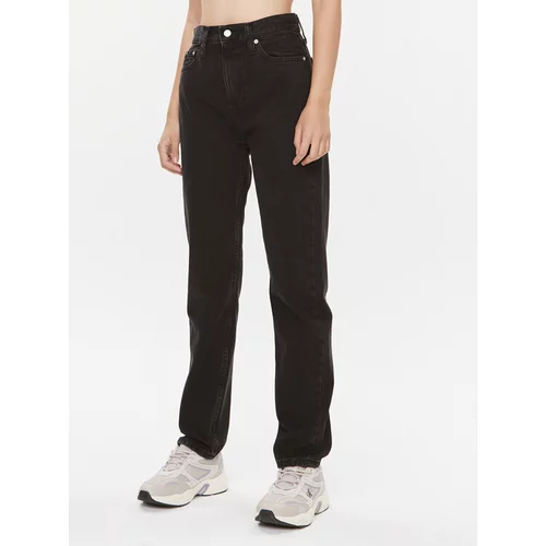 Calvin Klein Jeans Jeans hlače Authentic J20J221759 Črna Straight Fit