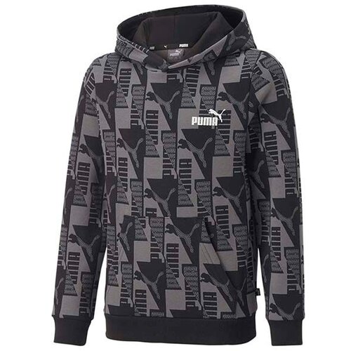 Puma POWER AOP HOODIE Siva Slike