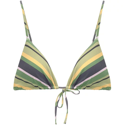 Pull&Bear Bikini gornji dio 'PACIFIC' golublje plava / žuta / zelena / lila