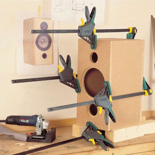 Wolfcraft Jednoručna stega EHZ PRO 100 210-710mm 3032000 crna Slike